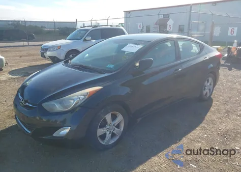 2012 Hyundai Elantra Gls из США, поврежденный, VIN 5NPDH4AE4CH092071